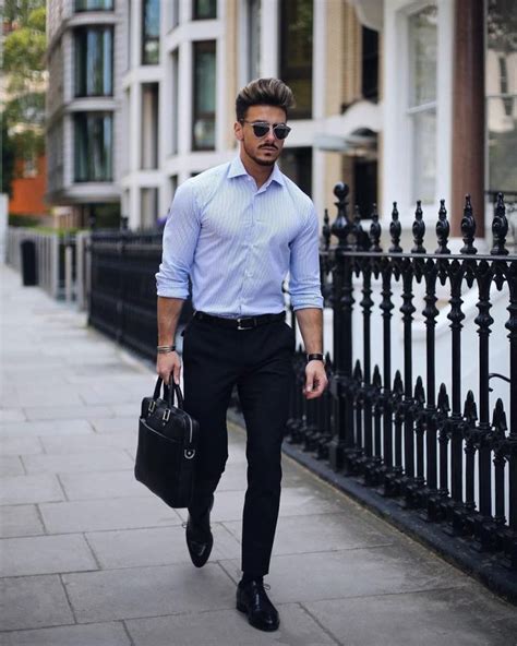 black and blue outfit men.